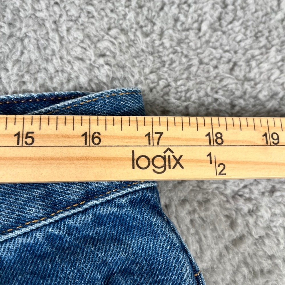 LL Bean Original Fit Jeans Womens 16 MT Blue Denim Straight Leg 100% Cotton - Picture 5 of 13